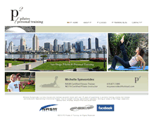 Tablet Screenshot of p2pilatespersonaltraining.com